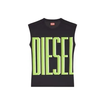 DIESEL Sport Tank Tops Men Black