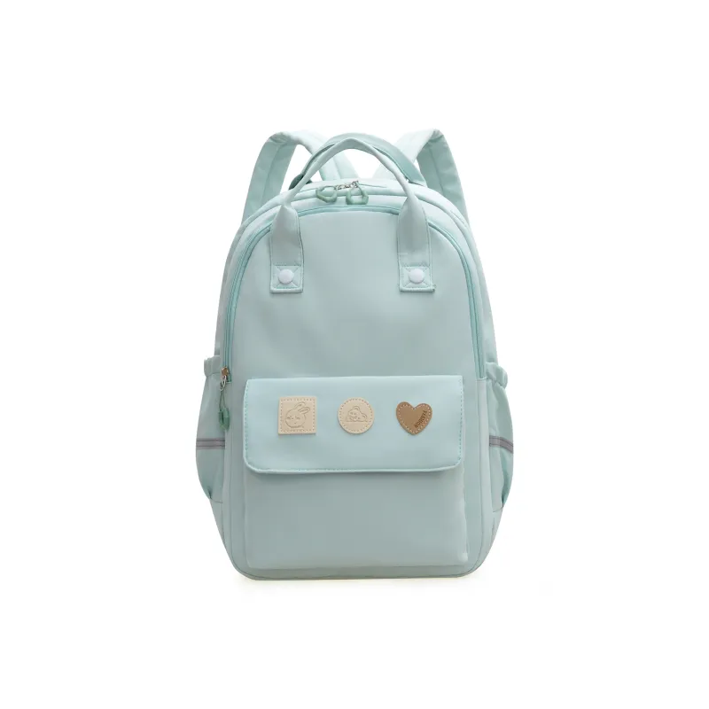 OUZIHUANG Nylon Backpack Women's Blue/Black/Pink/Purple/Green-2