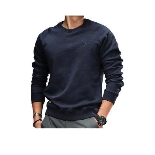 Seasonal Words Sweatshirt Men's Royal Blue