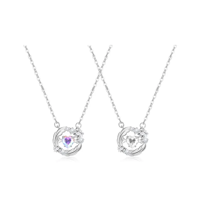 BHI Colored Zircon Necklaces Women's-4