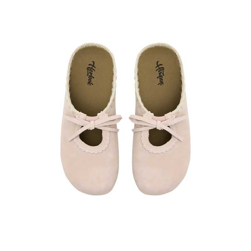 HERLOOK Cut Out Slip Resistant Platform Height Increasing Closed Toe Slippers Casual Slip on Women's-6