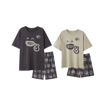 Qiao Ni Tong Unisex Pajama Sets