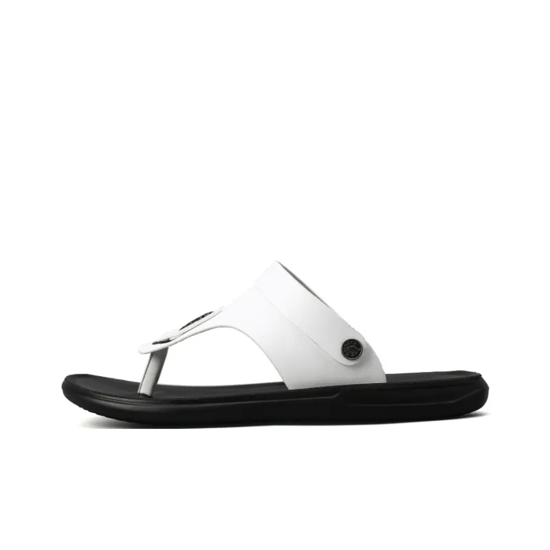 Shiozawa Rubber Sole Stitching Slip Resistant Flip Flops Men's-4