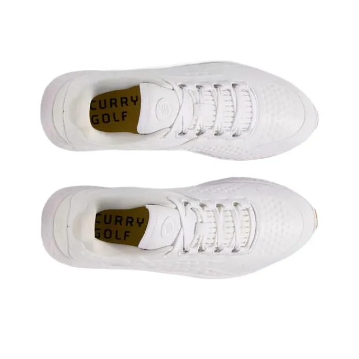 Under Armour Curry 1 Low Top Golf Shoes Men's White-3