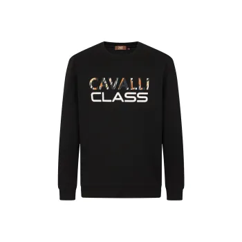 Cavalli Class Sweatshirt Men's Black