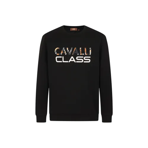Cavalli Class Sweatshirt Men's Black
