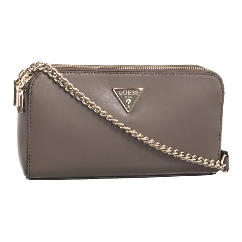 GUESS Leather Shoulder Bag Women's Tan-1