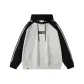 Heather Gray & Black (Hooded)