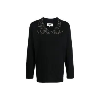 MM6 Maison Margiela Sweaters Men Black