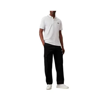 CALVIN KLEIN Polo Shirt Europe Version Men's Bright White