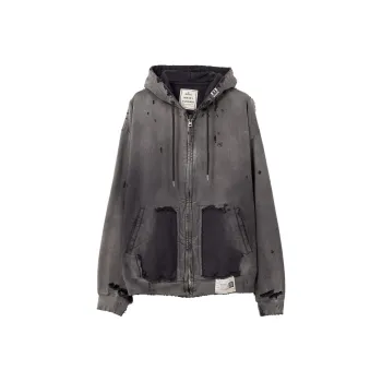 Maison Mihara Yasuhiro Sun Faded Like Zip up Hoodie