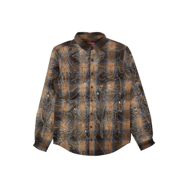 Who Decides War Shirt Men's Brown-0