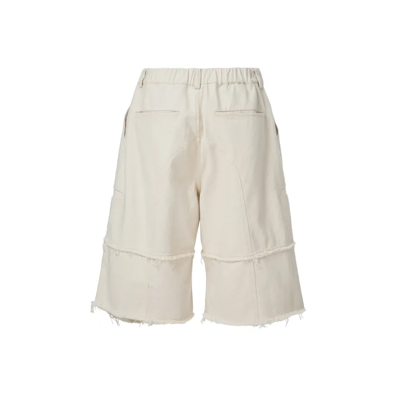 FIRE 2 COLD EGO Casual Shorts Unisex Ecru-1