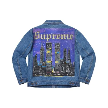 Supreme Studded Denim Trucker Jacket