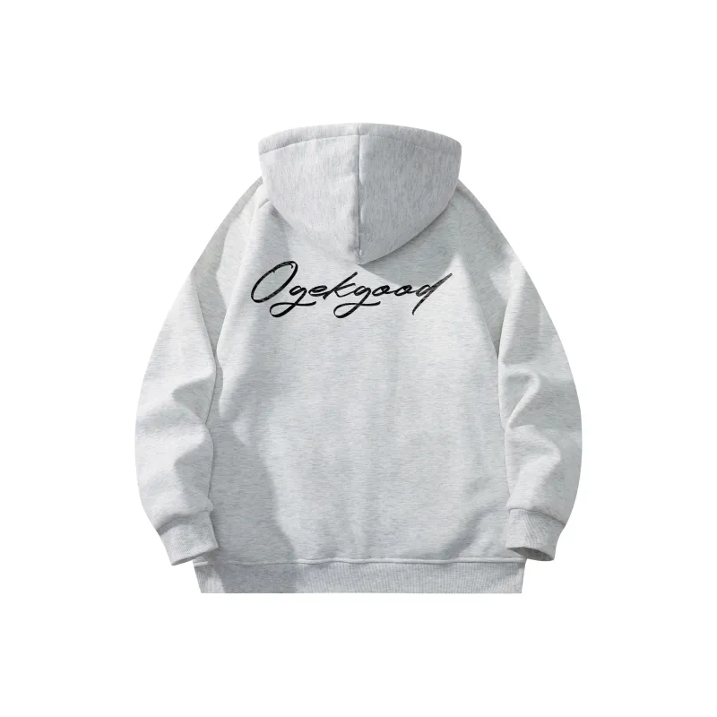 OGEK Sweatshirt Unisex White Heather Gray-0