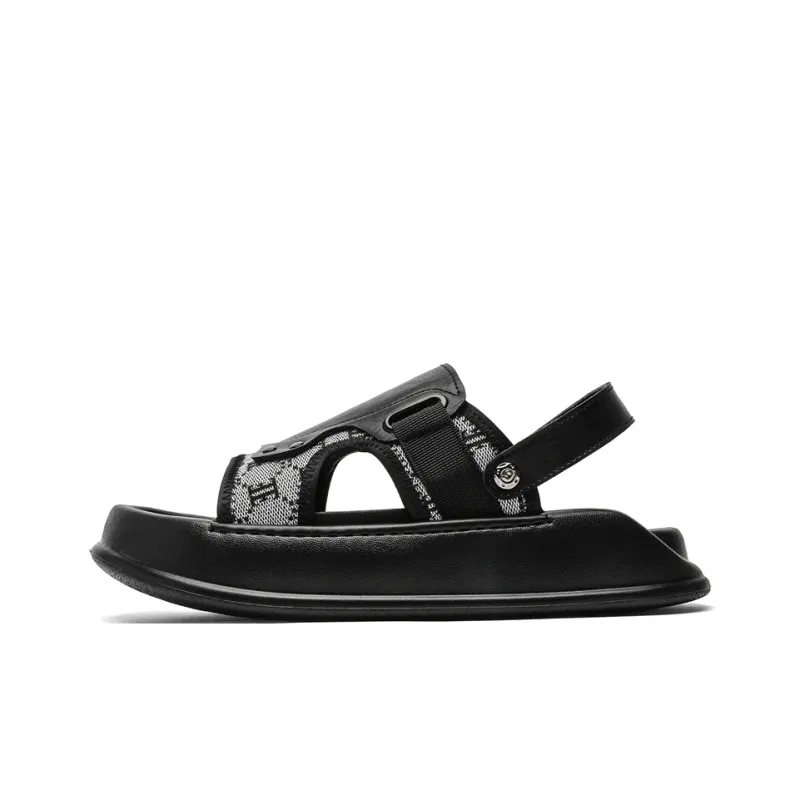 Ignition Beach Sandals Men White/Beige/Black-1