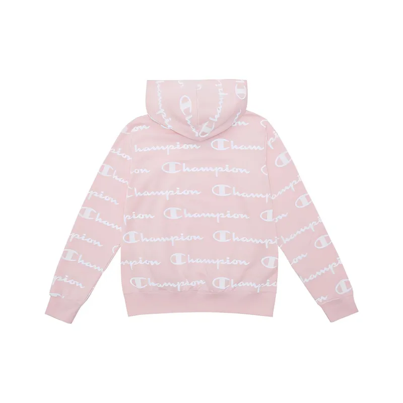 Champion Hooded Regular Sweatshirt Women's Pink-1