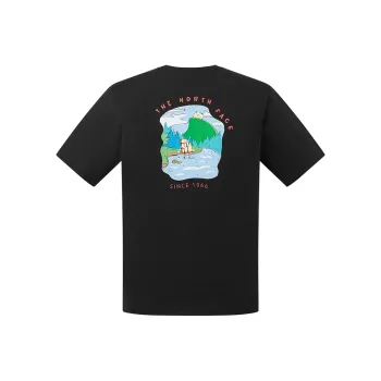 THE NORTH FACE SS25 T Shirt Unisex Cosmic Black