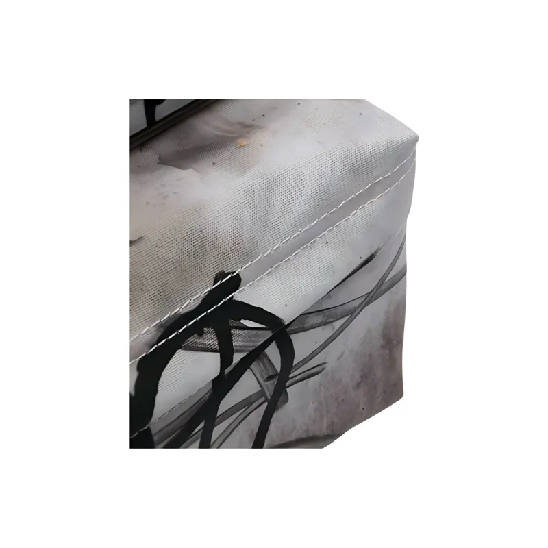 Vetements Polyester Backpack Unisex Light Gray Multicolor-3