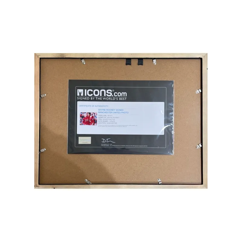ICONS.com Manchester United Team Photo Outer Frame Size  38.6x48.6cm Men's-4