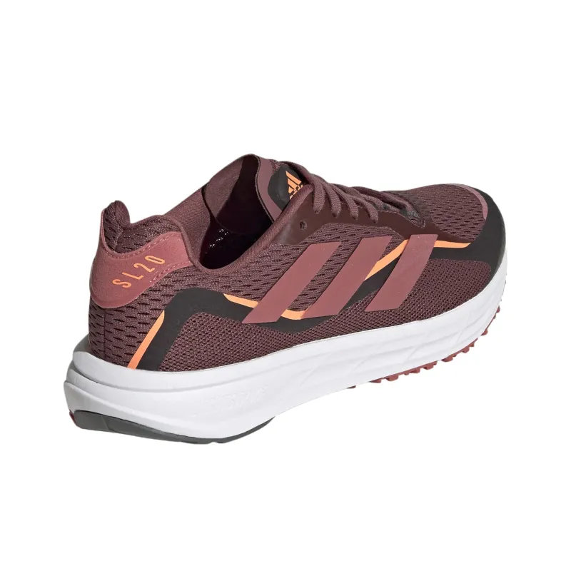 Adidas SL20.3 Anti Slip Wear Resistant Low Top Running Shoes Men's Red Brown-2