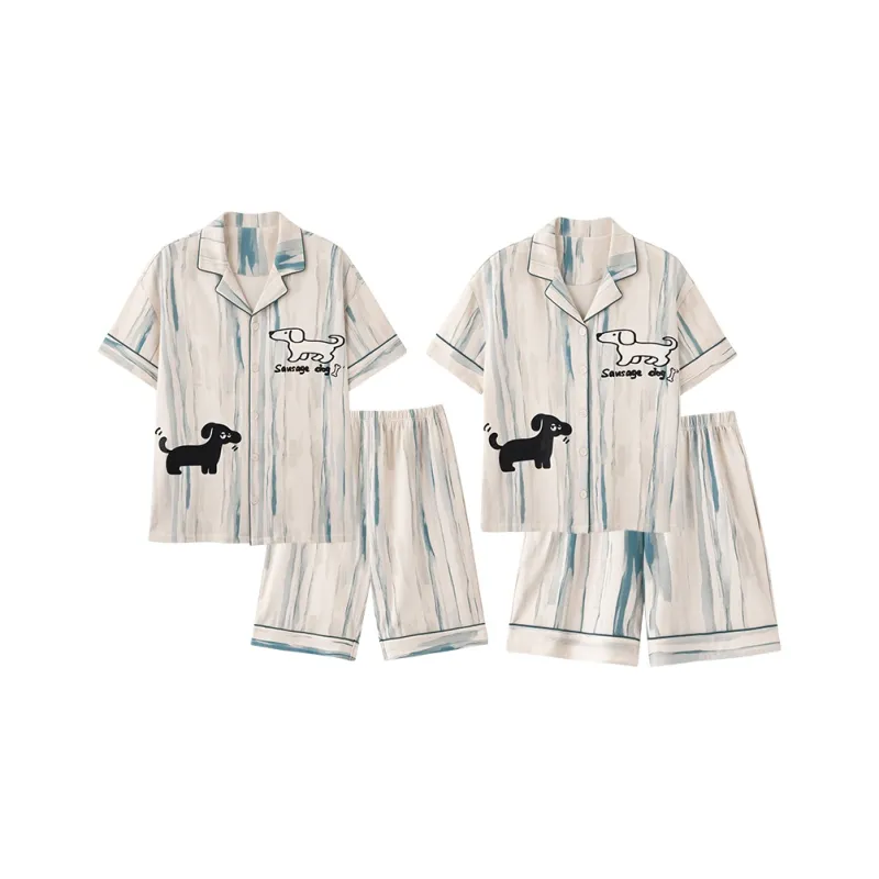 Qiao Ni Tong Unisex Pajama Sets-1