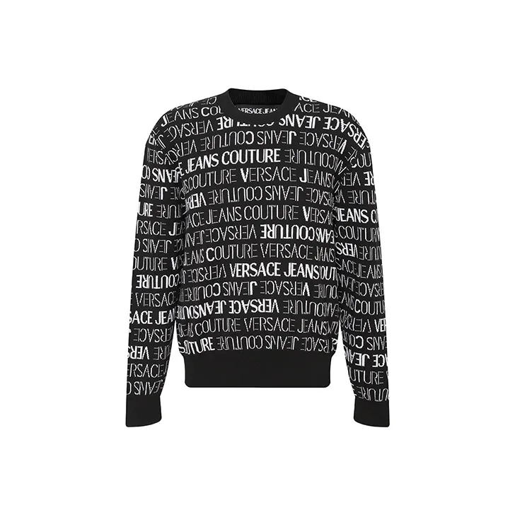 VERSACE JEANS COUTURE Sweaters Men Black-0
