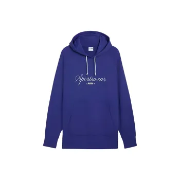 PUMA CLASSICS Relaxed Hoodie Sweatshirt Men's Purple