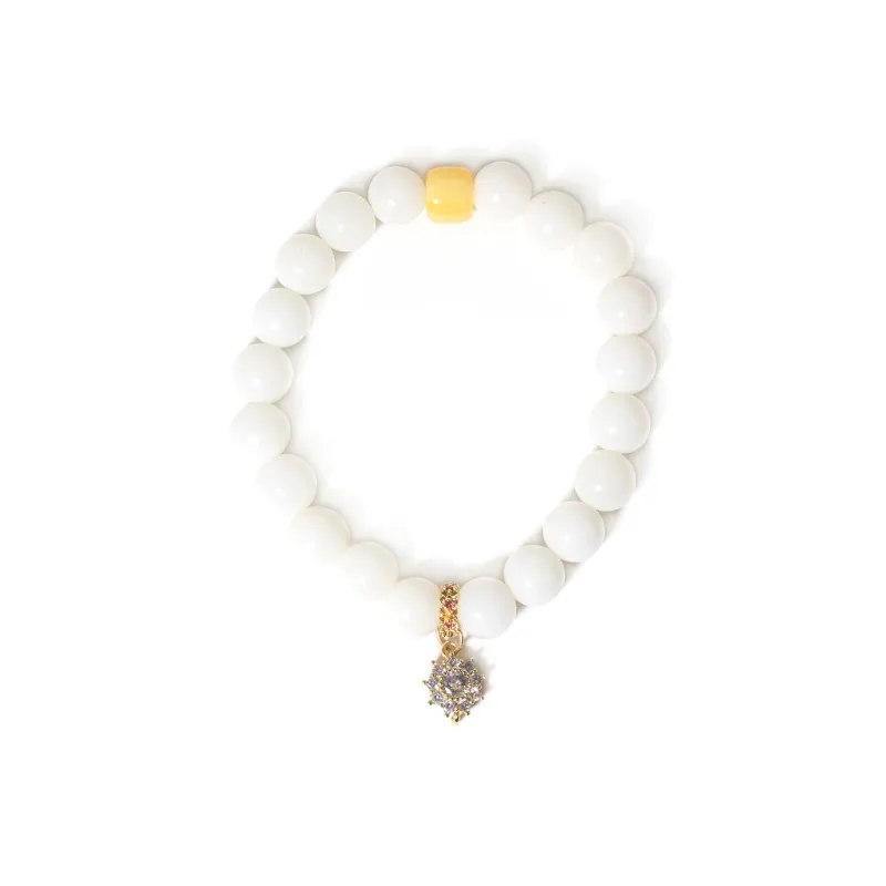 Three Treasures White Jade Bodhi Bracelets Unisex-7