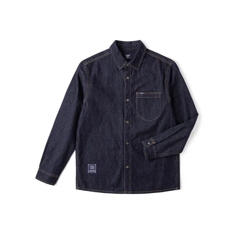 Lee Shirts Men Washed-0