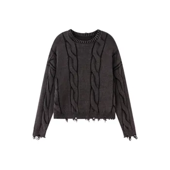 LOVE ME LATER American Vintage Twill Knitwear Autumn Unisex