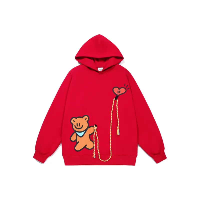 Guuka x AGAHO Sweatshirt Unisex Floral Apricot-8