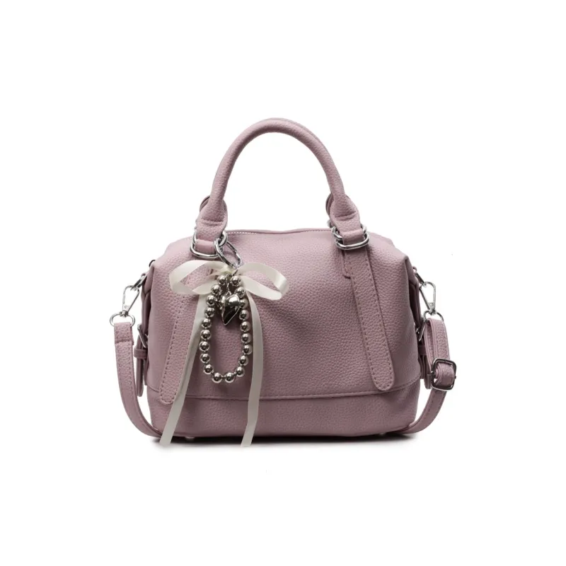 PINK·LAND PU One Shoulder Handbag Women's Black/Ecru/Yellow/Pink/Purple/Blue-29