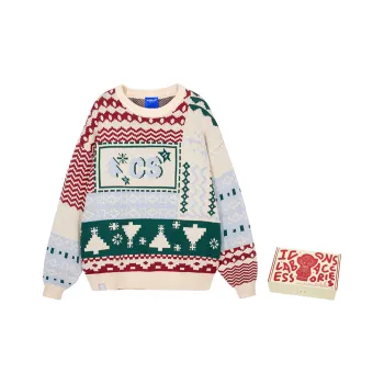 ICONS Lab Christmas Tree Stitching Unisex Sweater