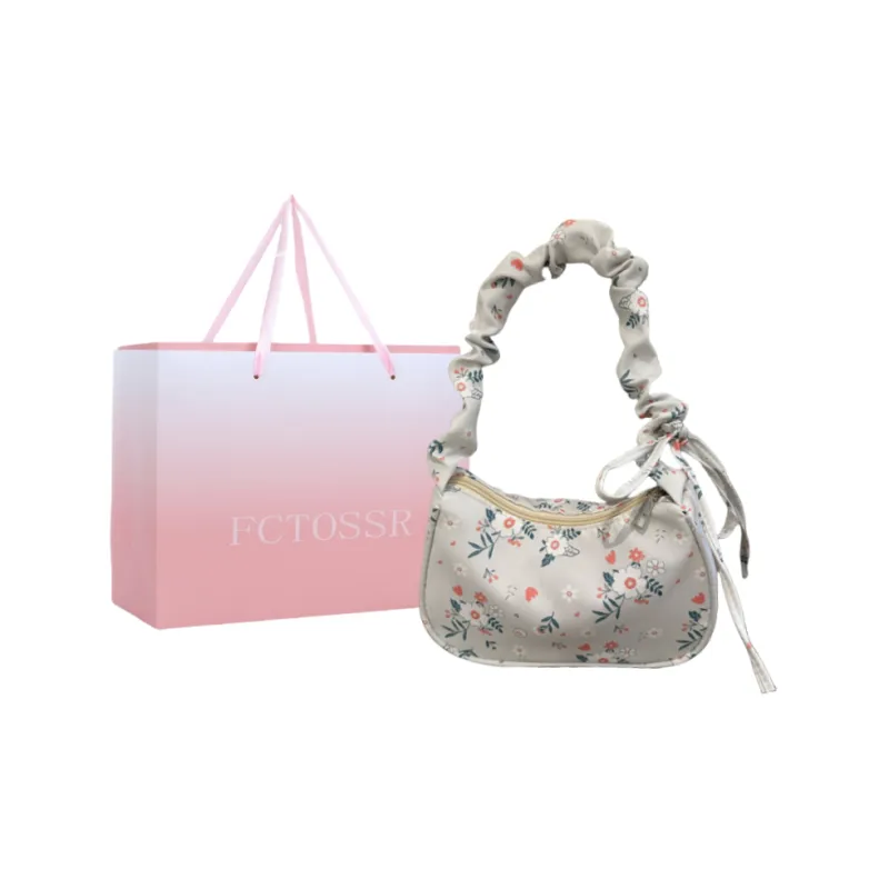 FCTOSSR PU Shoulder Bag Women's White/Silver/Black/Khaki/Brown-43