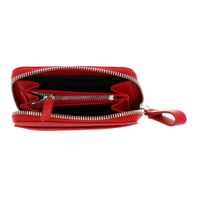 LACOSTE Coated Polyester Wallet Women's Red-2