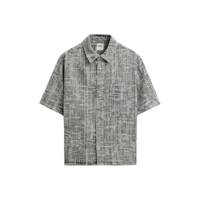 ZARA Shirts Men Black-0