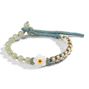 Fu Ru Ji Hetian Jade Bracelets White Jade/Pale Greenish White Jade Women's