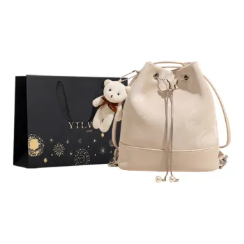 Yi Brigade PU Backpack Women's White/Silver/Pink/Black