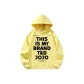Chick Yellow Fleece-Lined (Black Text)