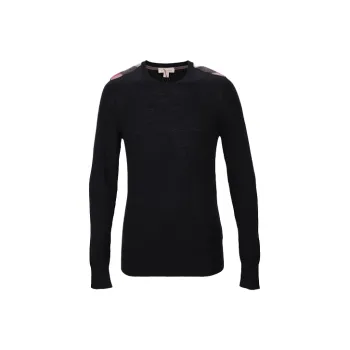 Burberry Cashmere Sweaters Men Black