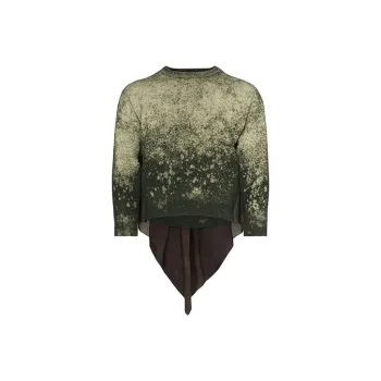 Maison Margiela Scarf detail Bleached Jumper