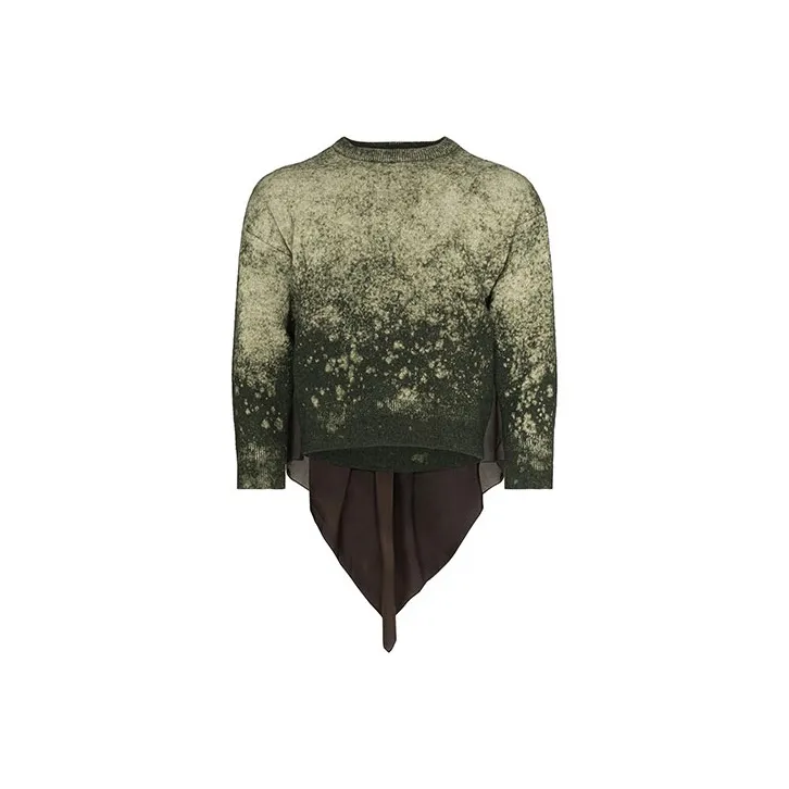 Maison Margiela Scarf detail Bleached Jumper-0