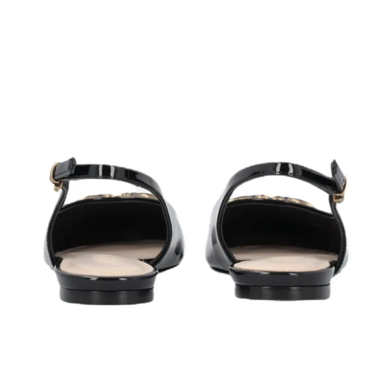 PINKO Slingback Casual Single Shoes Women's Black-5