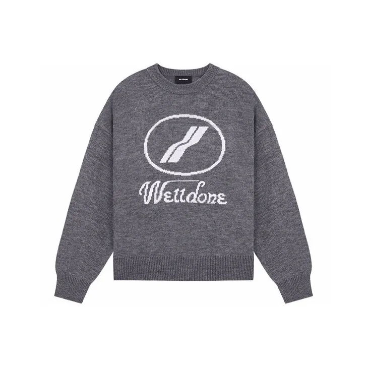 WE11DONE Crew neck Logo Jumper-0