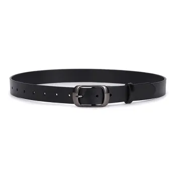 Yalu Cow Split Leather Belts Unisex Width 2.8CM