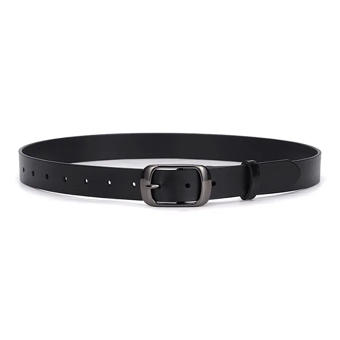 Yalu Cow Split Leather Belts Unisex Width 2.8CM-0