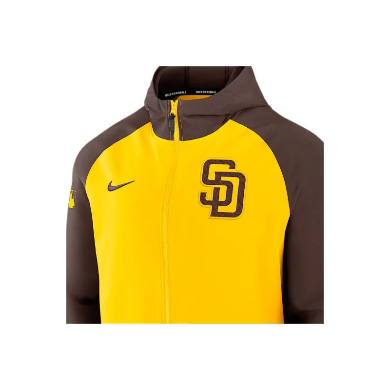 Nike San Diego Padres Authentic Collection Men's Nike Therma Mlb Full Zip Jacket-2