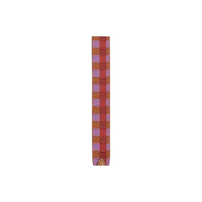 HERMES Maxi Quadrille Canvas With Swift Calfskin Bag Strap Women's Water Mimosa & Palma & Duchess Red & Gold-2