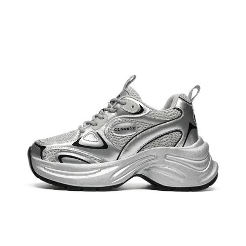 ZHR Star Moon Wear resistant And Lightweight Low Top Chunky Sneakers Women's